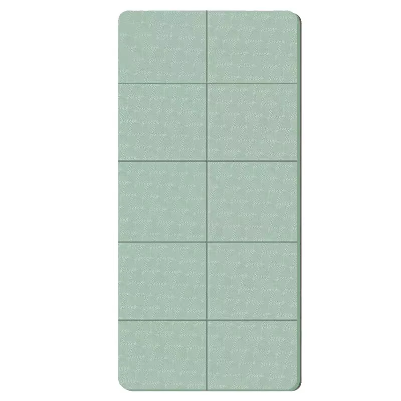 Tapis de Yoga pliable écologique Tpe pliant voyage exercice de Fitness Double face antidérapant pour les Pilates et les entraînements au sol