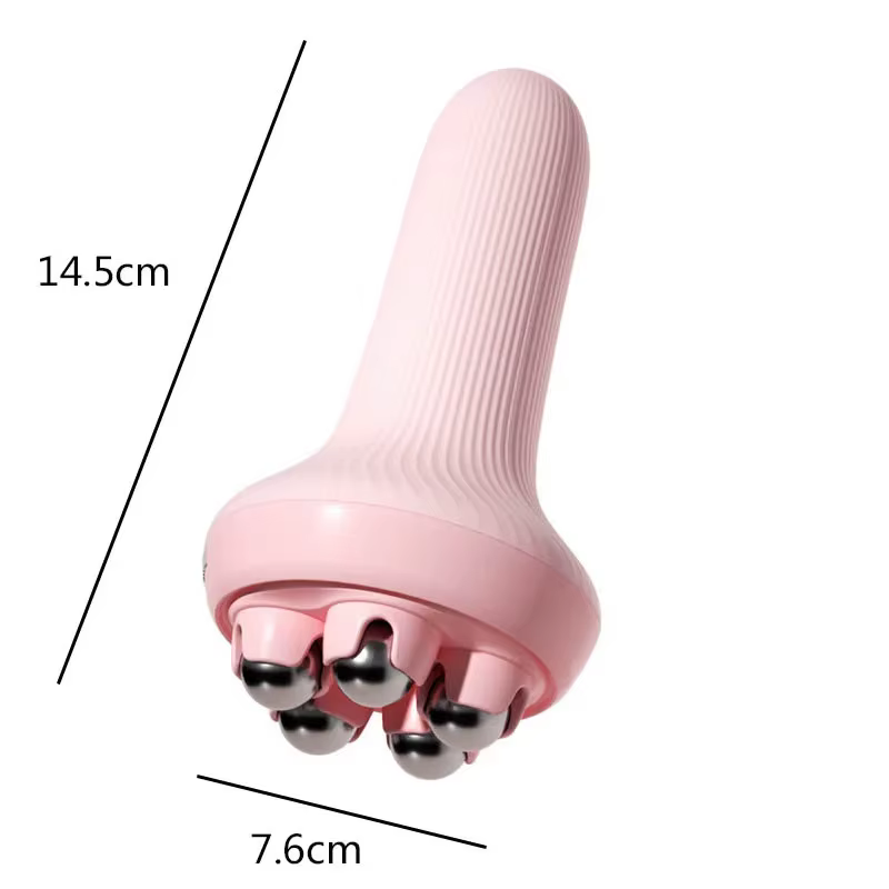 Balle de massage manuelle pour tissus profonds avec rouleaux pour soulager les douleurs au cou