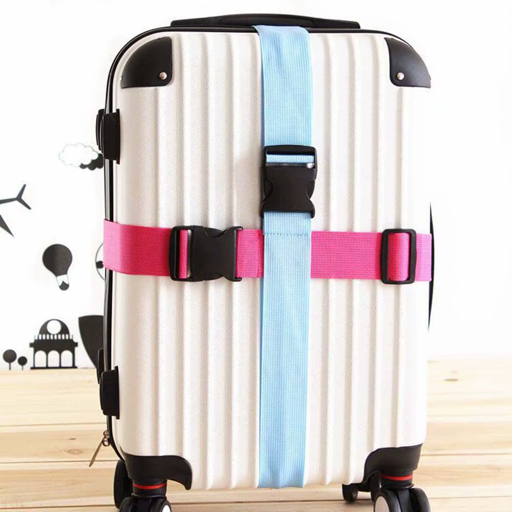 Sangles de sécurité pour bagages, un mot, sangle de bagage, emballage de bagages, environnement réglable, accessoires de voyage