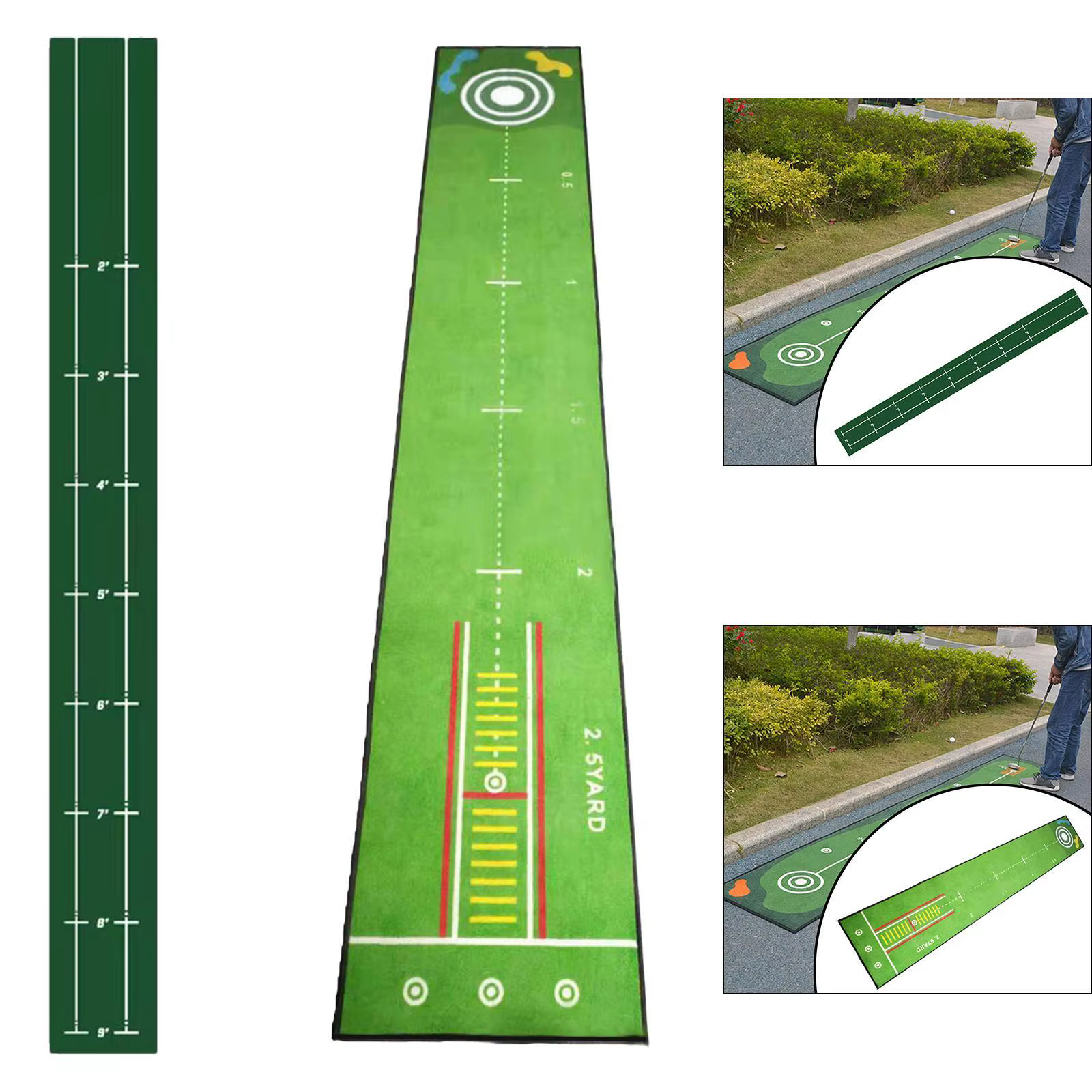 Tapis de Golf Portable, cadeau pour golfeur, pratique pour parc, maison et bureau