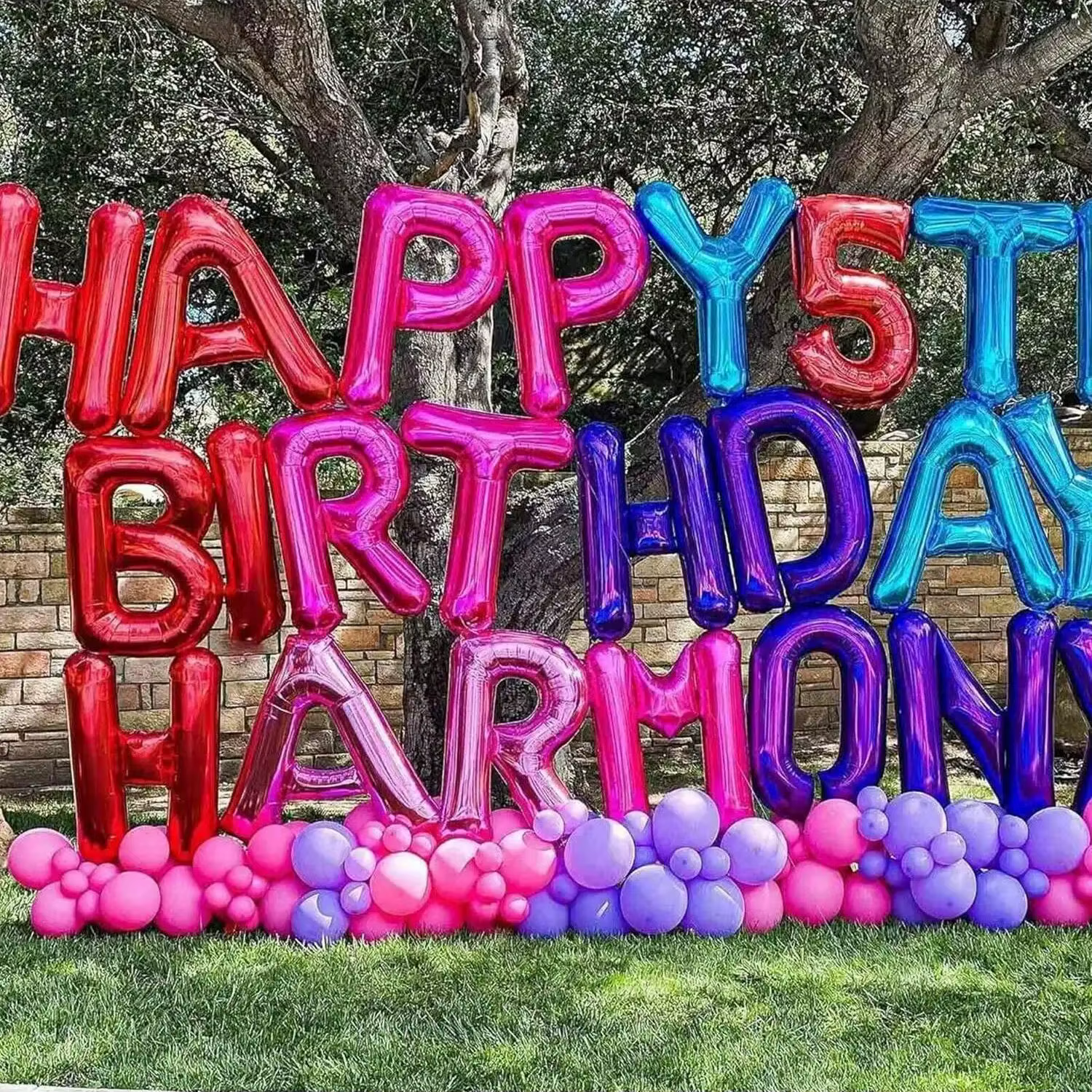 Grands ballons à lettres noires de 40 pouces, ballon à hélium en aluminium Jumbo Mylar de grande taille pour diverses célébrations et décorations de fêtes.
