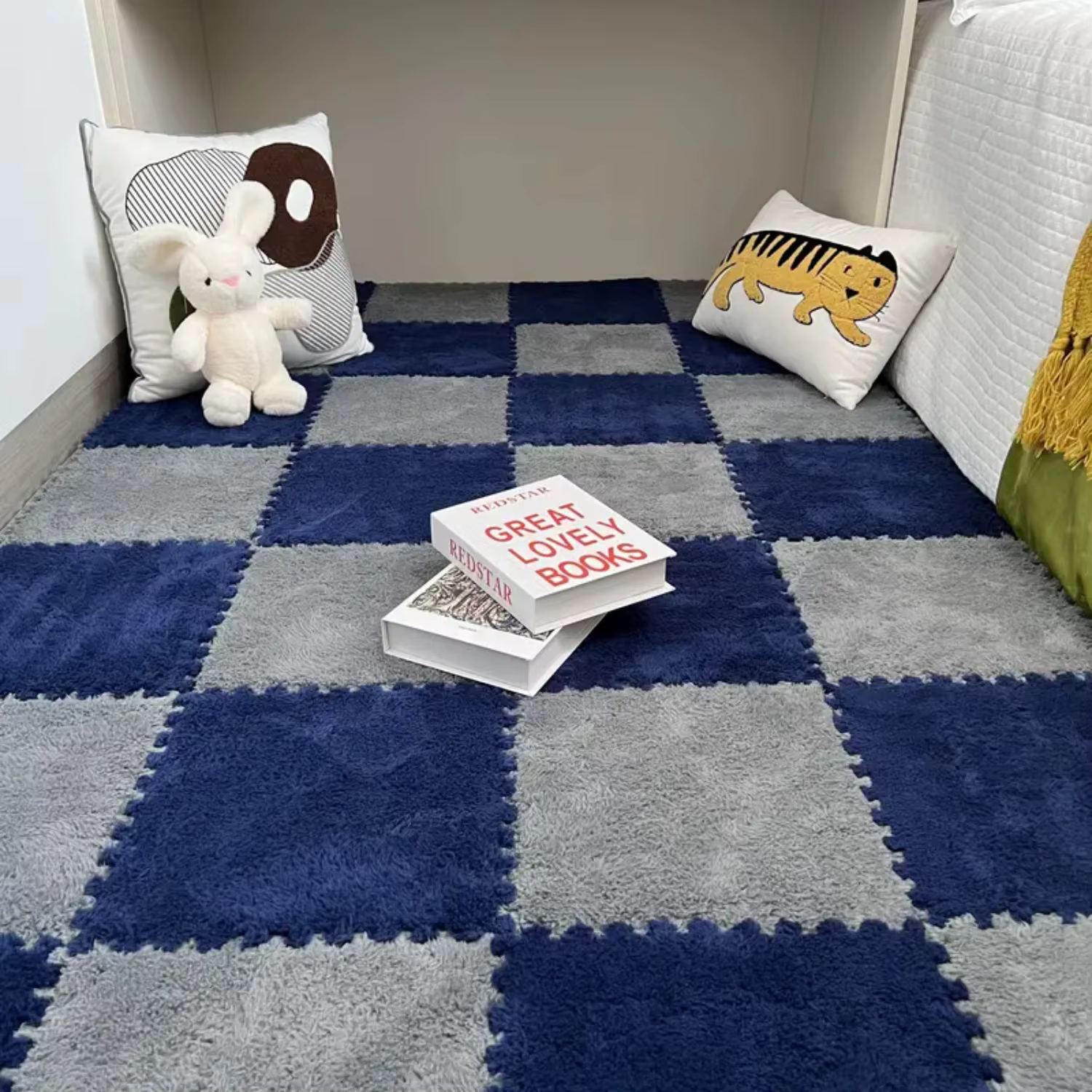 10/20 pièces de tapis de sol en mousse épaisse pour bébé, Puzzle doux et antidérapant, tapis de jeu pour bébé, adaptés à la décoration de la maison