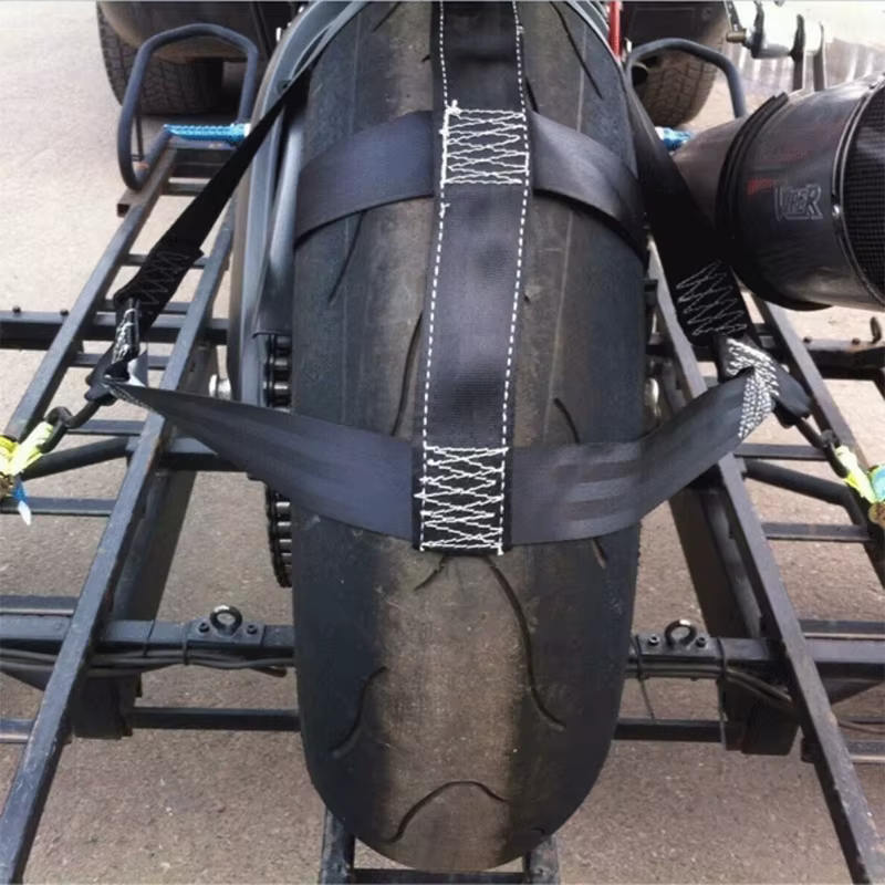 Sangle de fixation pour véhicule électrique et moto, sangle de fixation pour pneu, sangle pour roue arrière, sangle pour pneu de moto, pliable pour un rangement facile