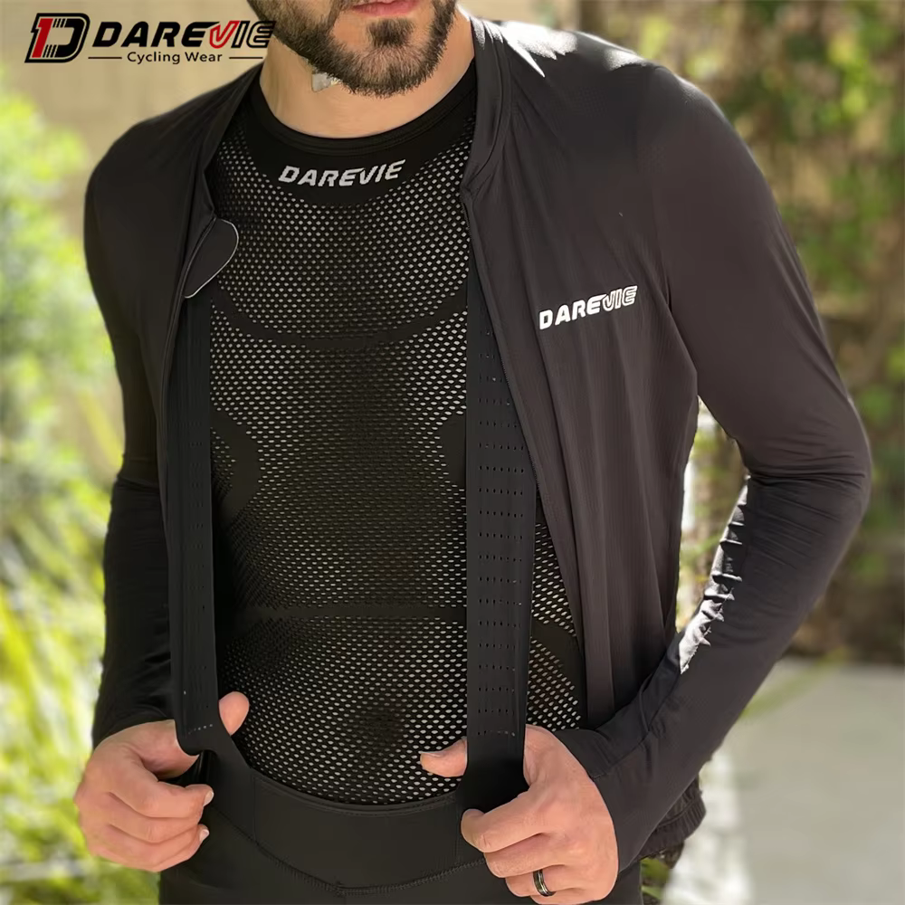 DAREVIE Base de cyclisme Laye Compression sans couture 2023 sous-vêtements à manches longues respirant de haute qualité