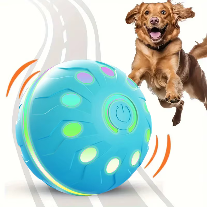 Balle de jouet pour animaux de compagnie, balle électrique pour chien, jouet interactif pour chien Rechargeable par USB, bon compagnon pour chiens