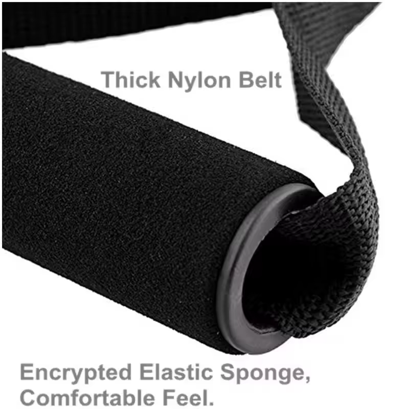 Poignée de gymnastique poignées en mousse Extra larges pour Fitness Crossfit levage traction entraînement robuste anneau en D tirer corde câble Tube accessoires