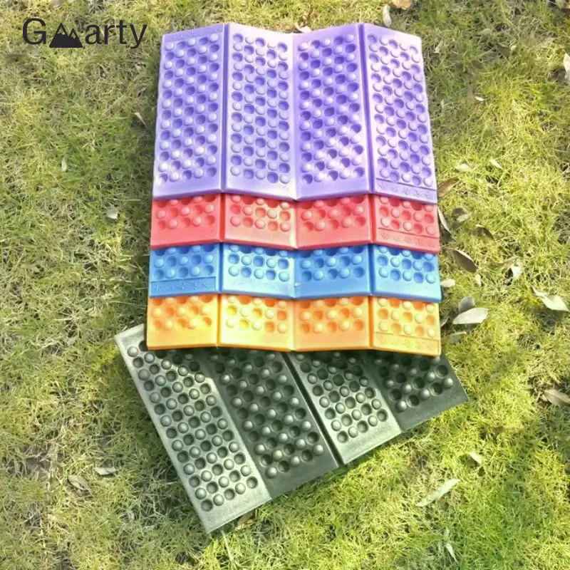 Tapis de massage nid d'abeille pliable en 4 parties en XPE