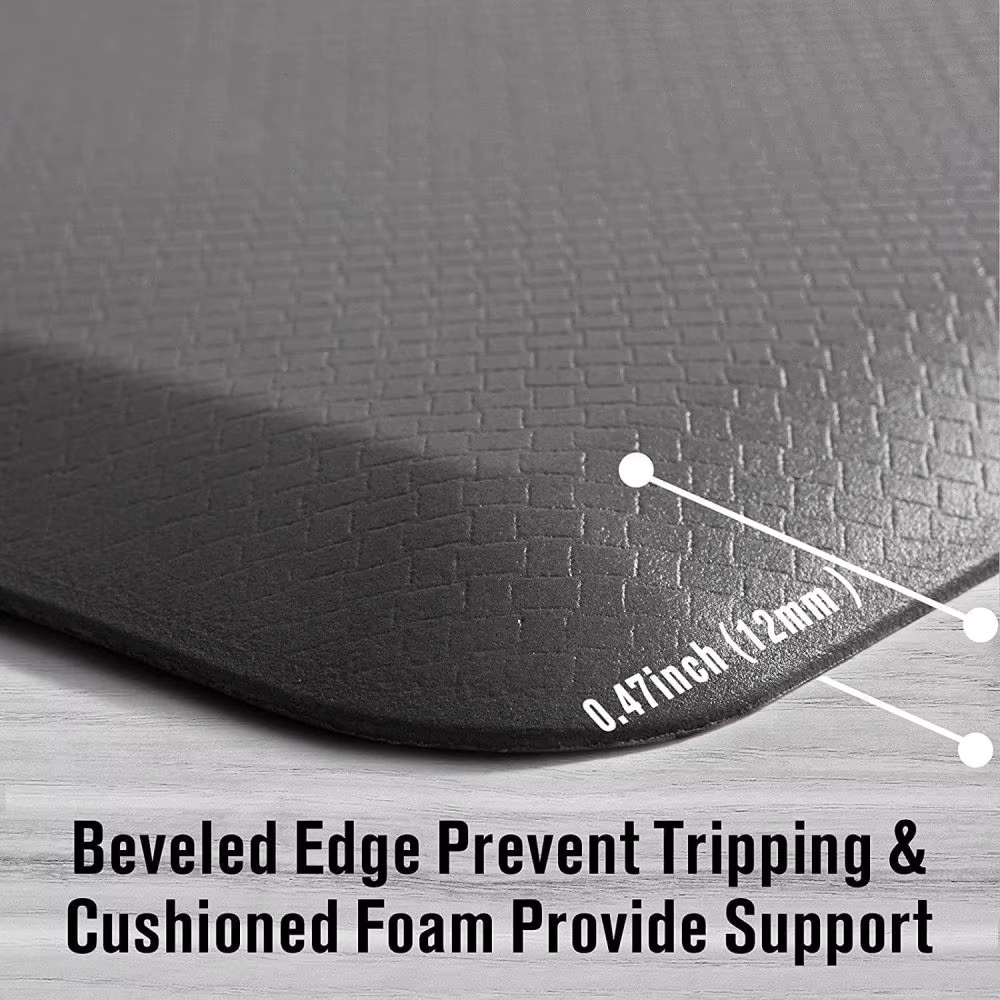Nouveau Tapis sur pied Anti-Fatigue, tapis de cuisine avec imperméabilisation en PVC, tapis de cuisine antidérapant