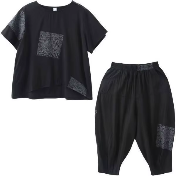 Ensemble de vêtements de sport décontractés grande taille pour femmes