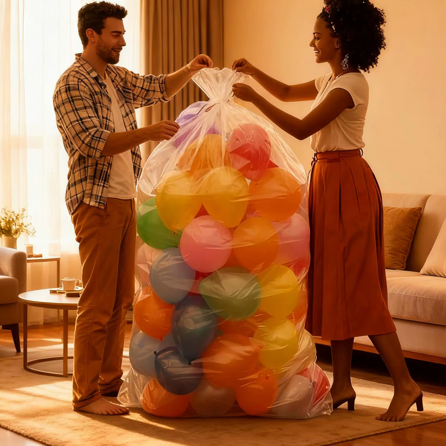 Sac de transport réutilisable pour ballons