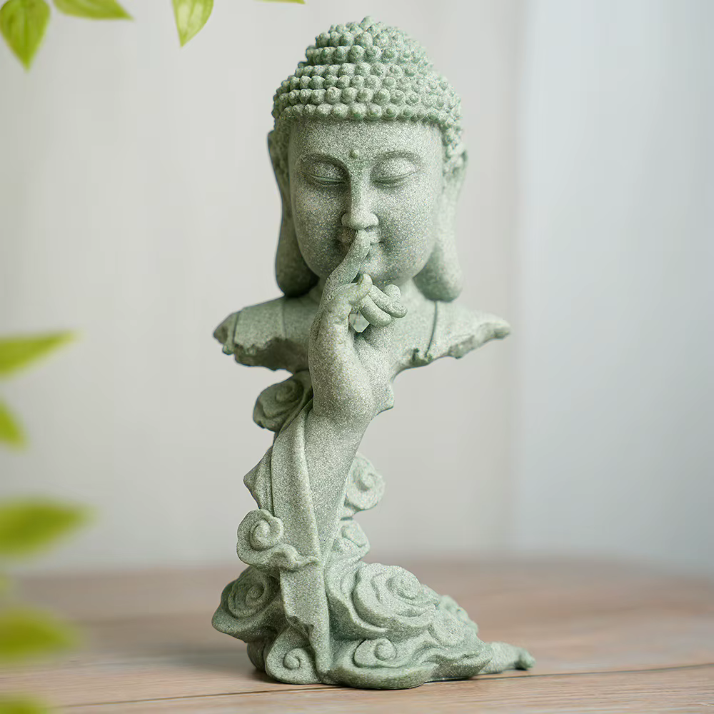 Statue de bouddha pour la méditation domestique