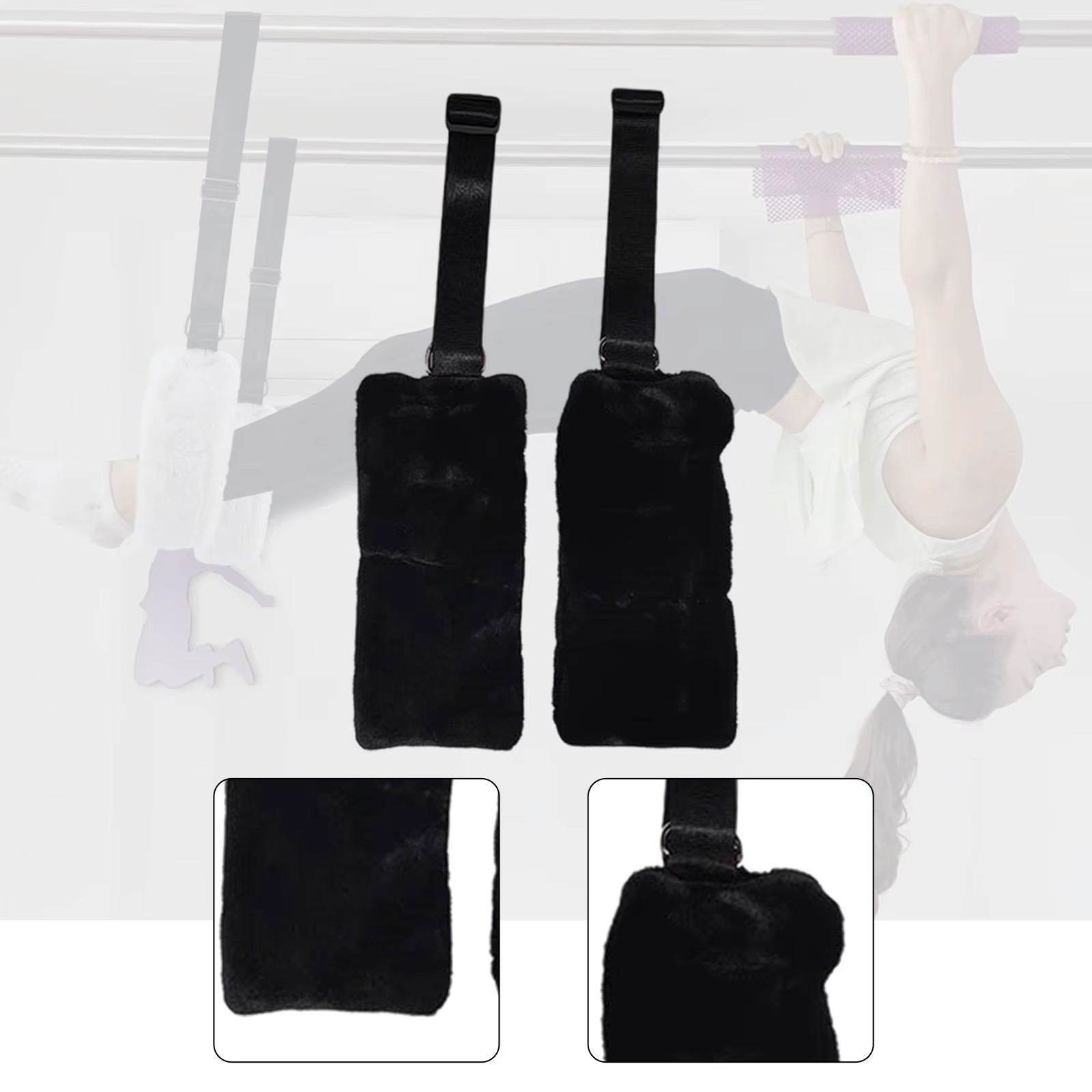 Sangles de Pilates en nylon pelucheux