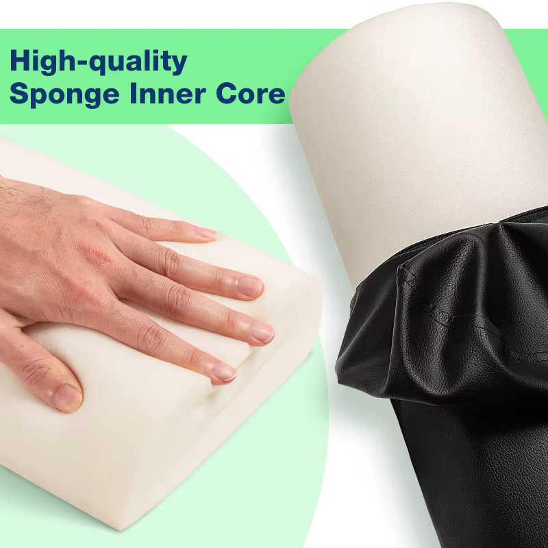 Coussin de soutien semi-circulaire pour table de massage avec poignées