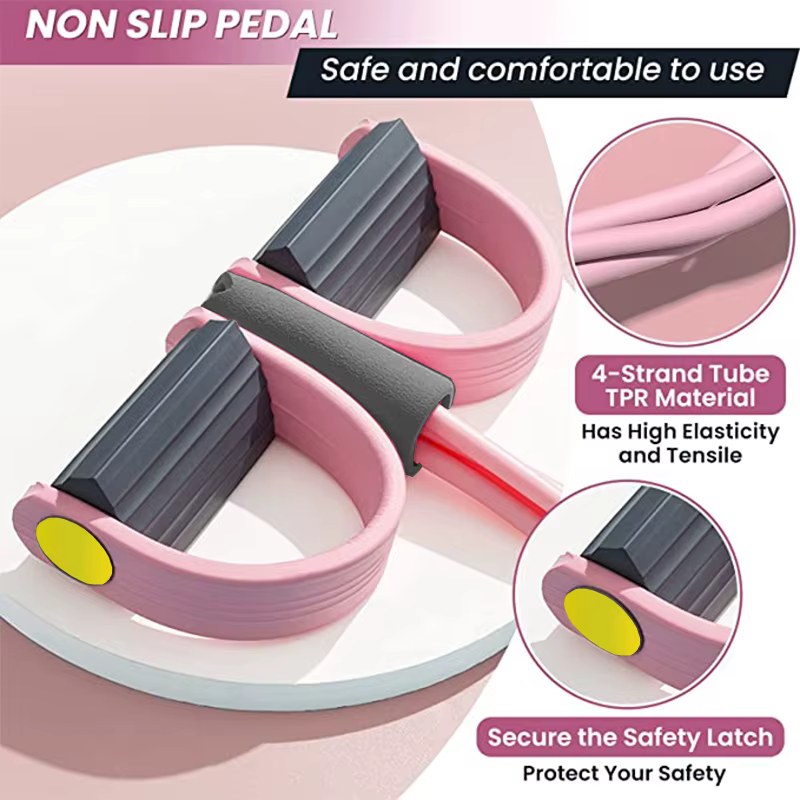 Bandes de résistance, extracteur de pédale de Yoga à 4 tubes