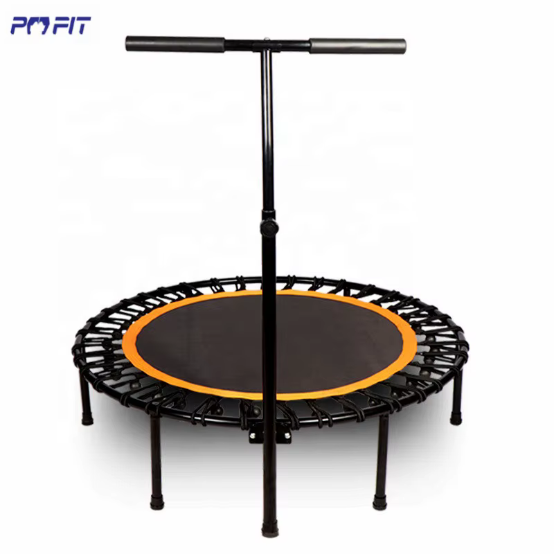 Trampoline d'entraînement de fitness de gymnastique adulte robuste de 150 kg exercice de saut trampolines de 55 pouces