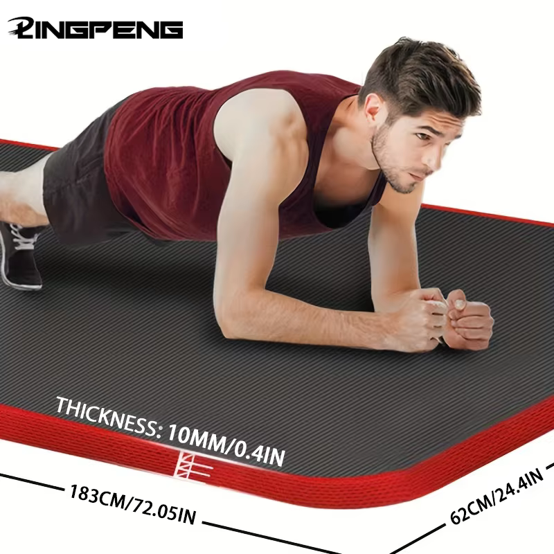 10MM Extra épais 183cmX62cm tapis de Yoga NBR
