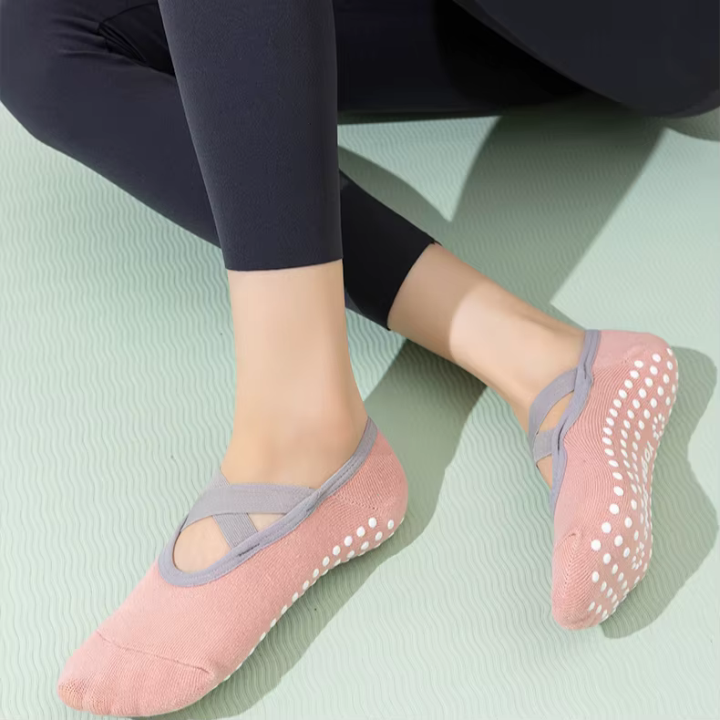 Pilates Yoga chaussettes antidérapantes femme