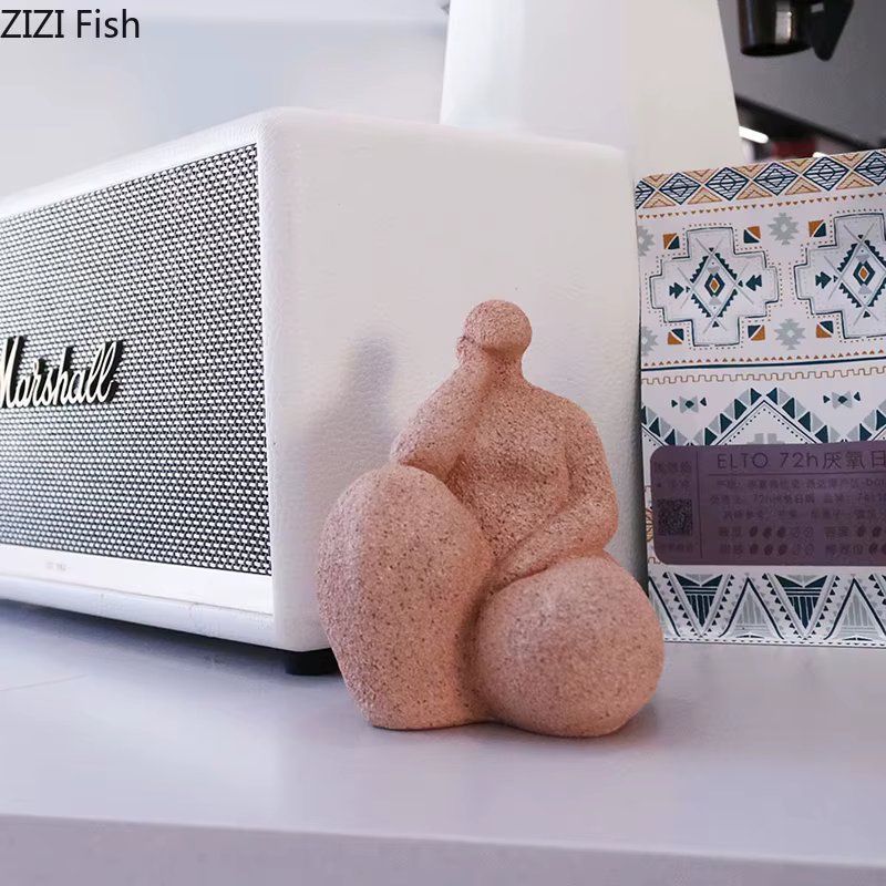 Statue de figurines de Yoga pour grosse fille