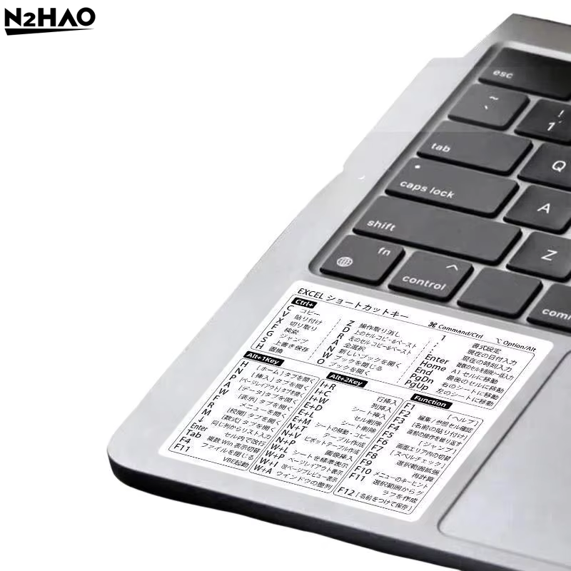 Nouveaux autocollants de raccourcis en japonais pour Windows Excel, pour le travail quotidien au bureau