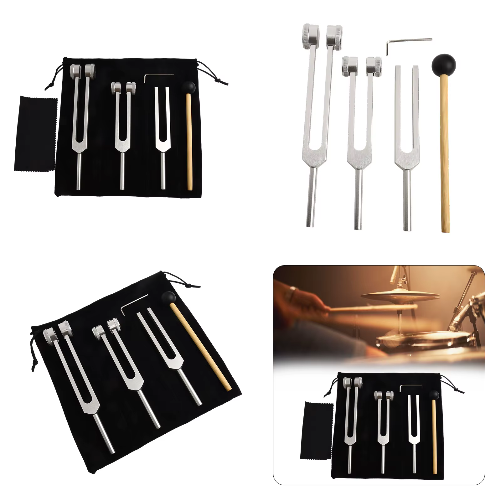 Ensemble de diapasons pour la musique