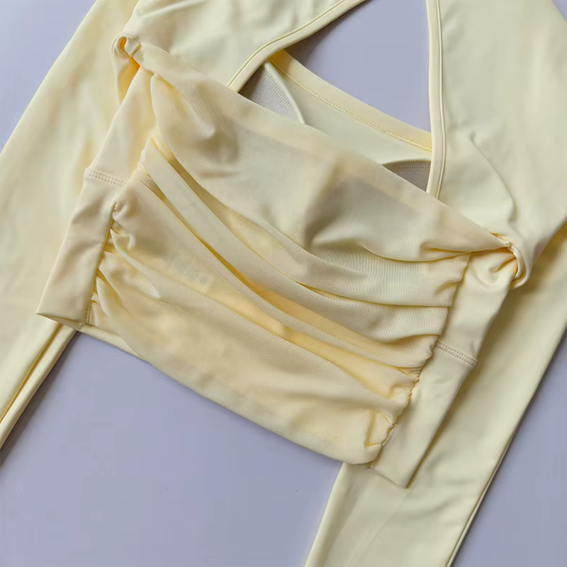 Vêtements de Yoga avec coussinets de poitrine pour femmes