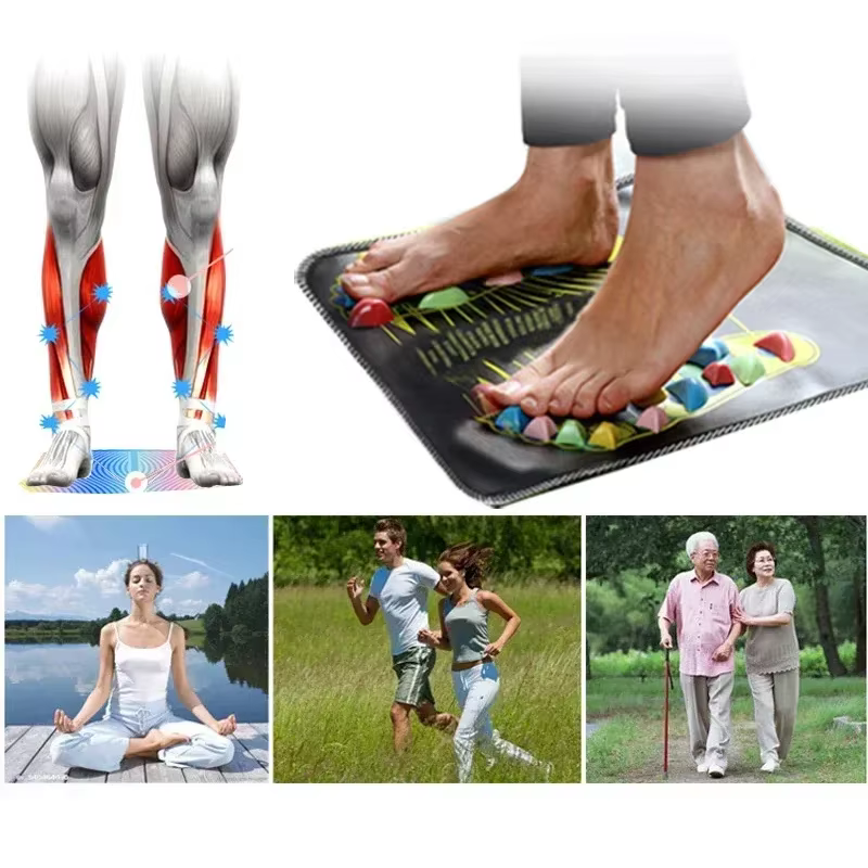 Tapis de Massage des pieds acupression coussin