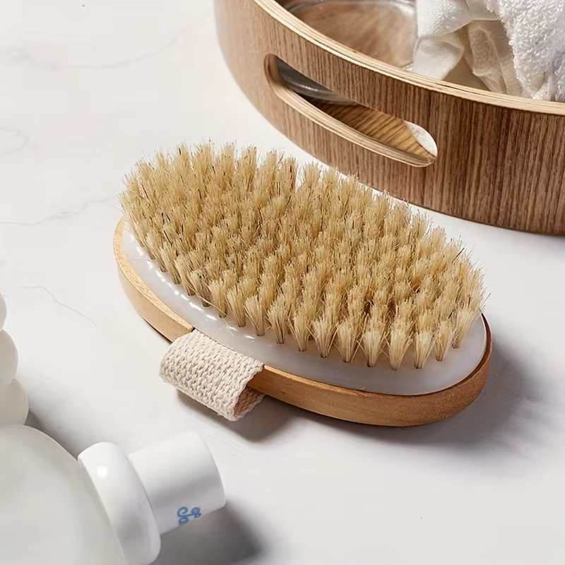 Brosse SPA à poils naturels pour le corps