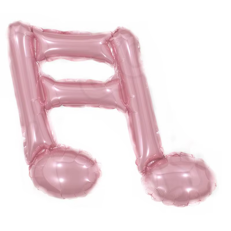 Ballons noirs multicolores en forme de notes de musique, ballon en forme de guitare gonflable, décorations de fête sur le thème de la musique, fournitures pour mariage et anniversaire