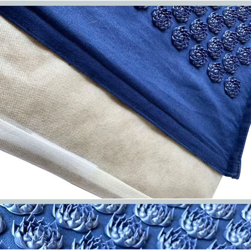 Tapis de Yoga de Massage en lin naturel