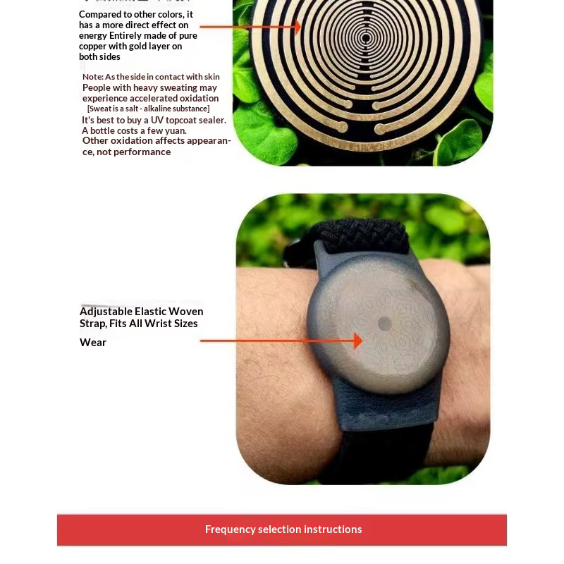 Bracelet de méditation à énergie de résonance multi-fréquence MWO