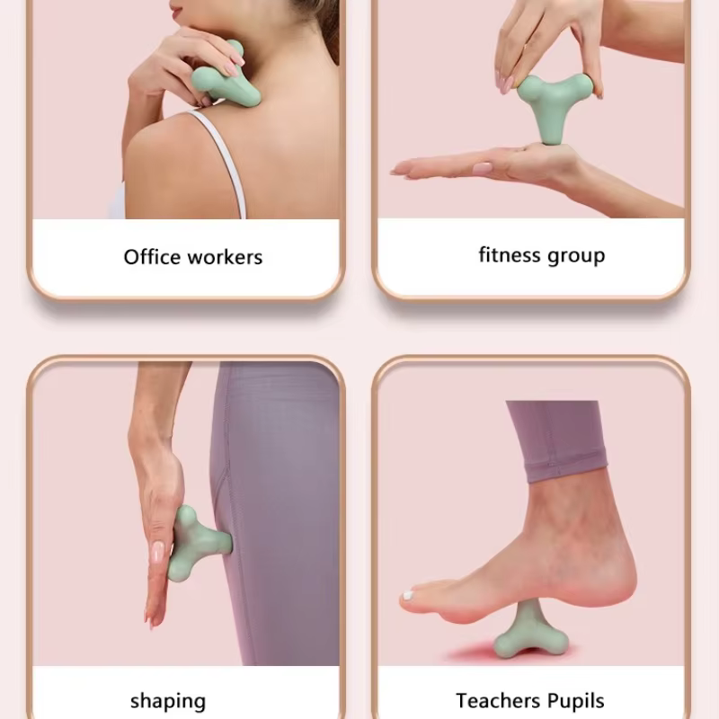 Balle de massage fascia à quatre coins pour plantaires