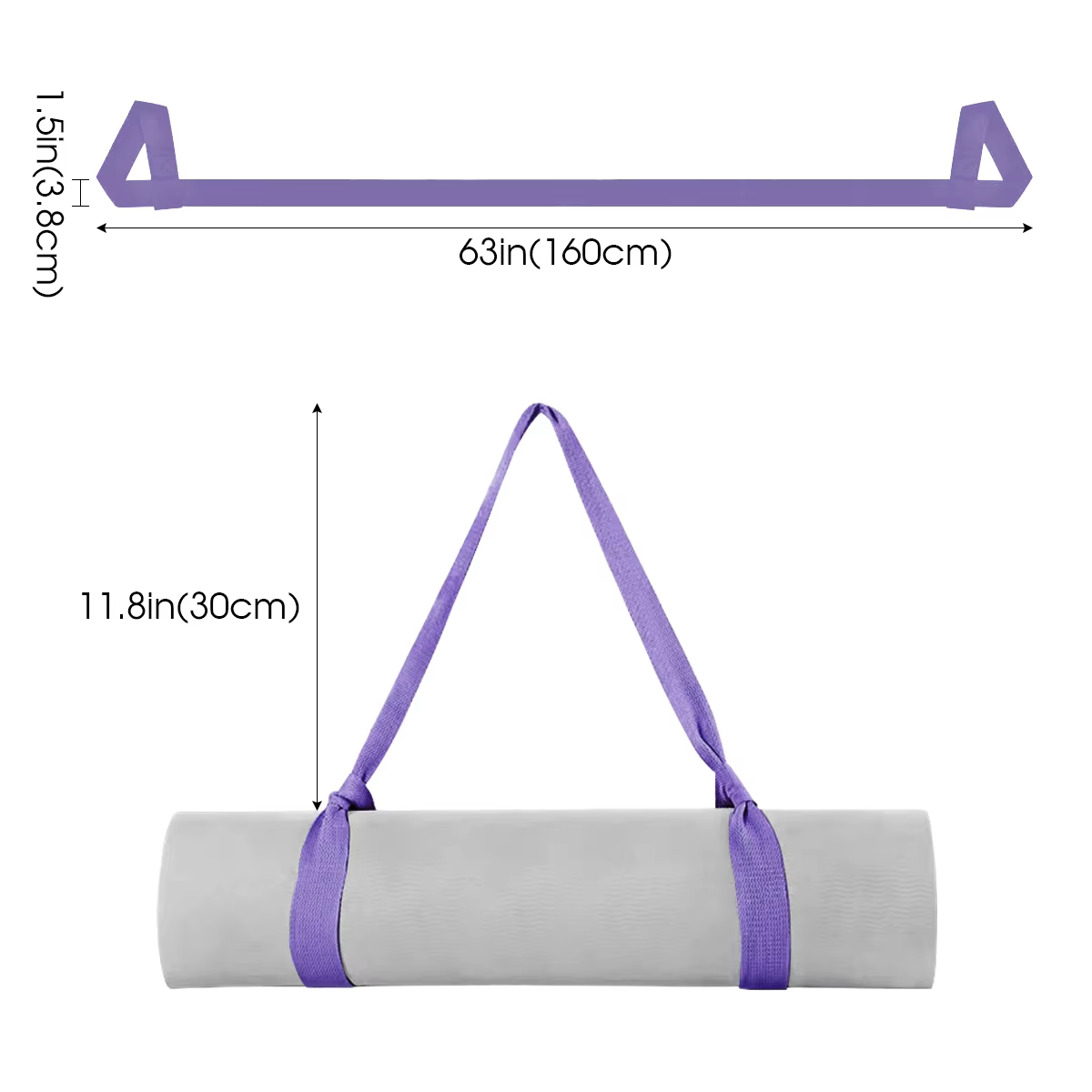 Sangle de transport pour tapis de yoga