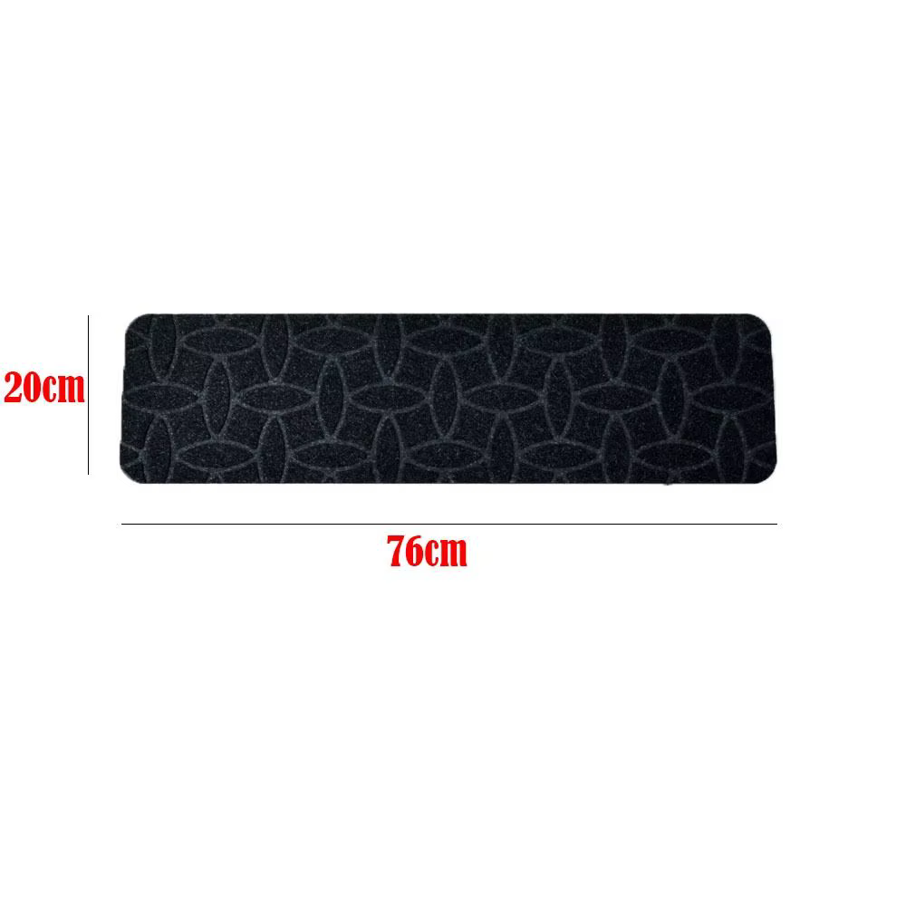 Nouveau tapis d'escalier auto-adhésif antidérapant 76x20cm, tapis de marche d'escalier, tapis de sécurité souple à rayures, tapis de porte, décoration intérieure