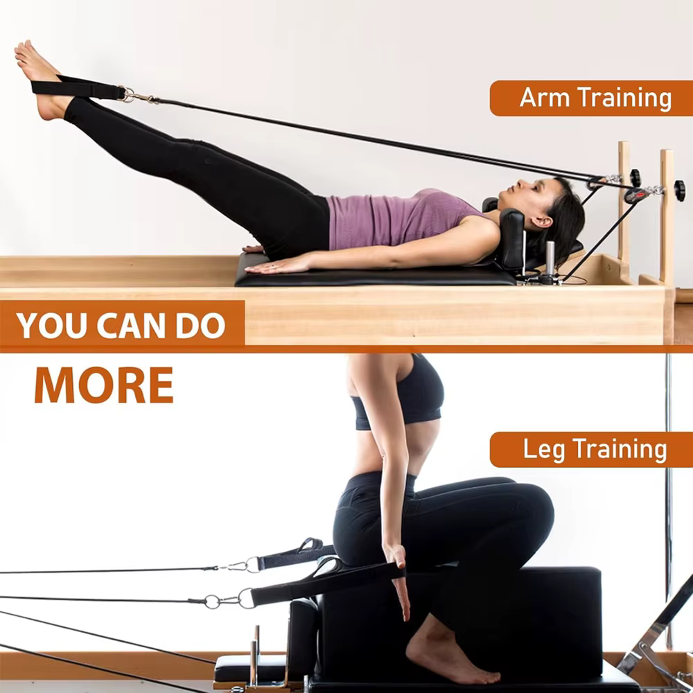 1 paire de sangles à Double boucle Pilates pour Reformer Fitness