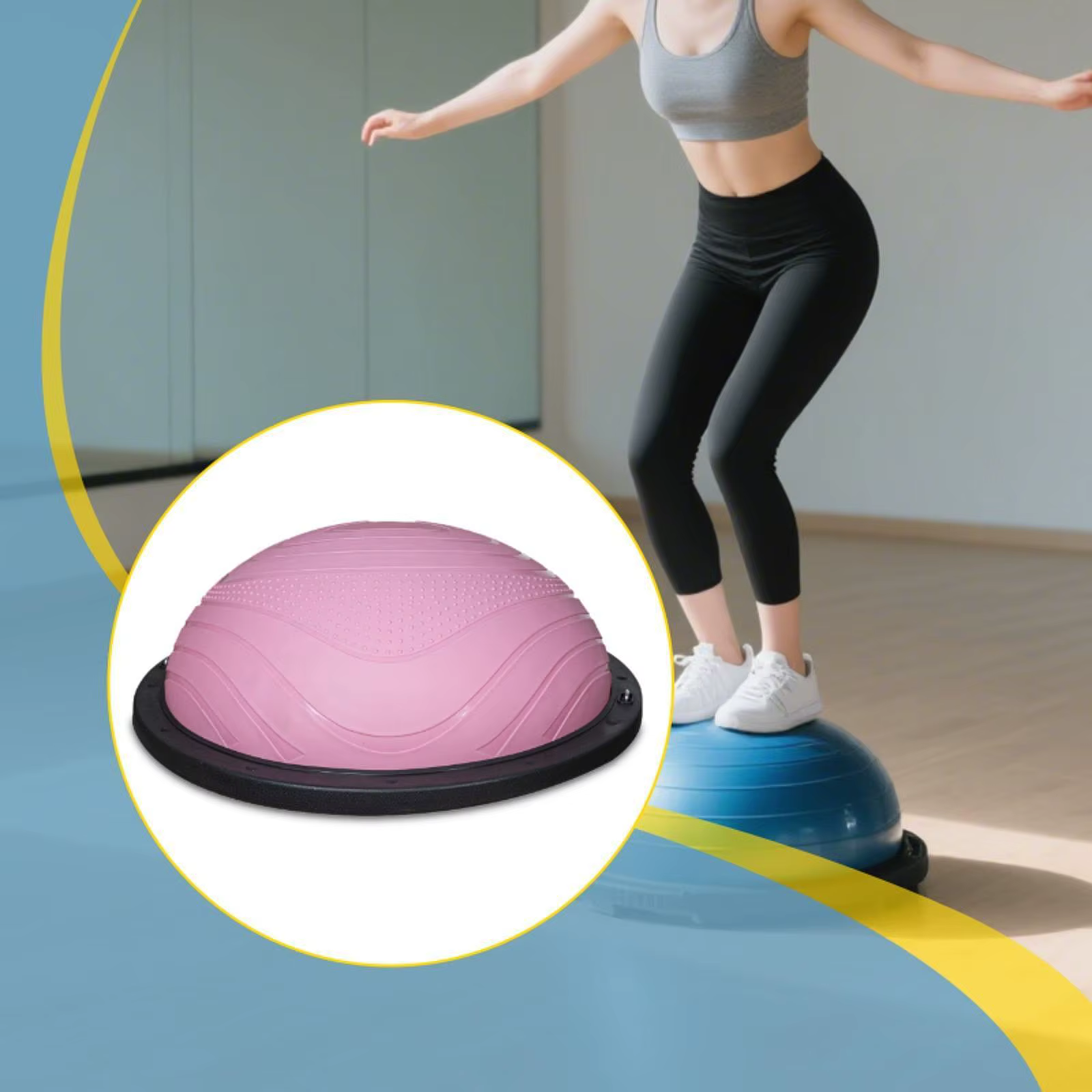 Ballon d'équilibre pour les entraînements de fitness