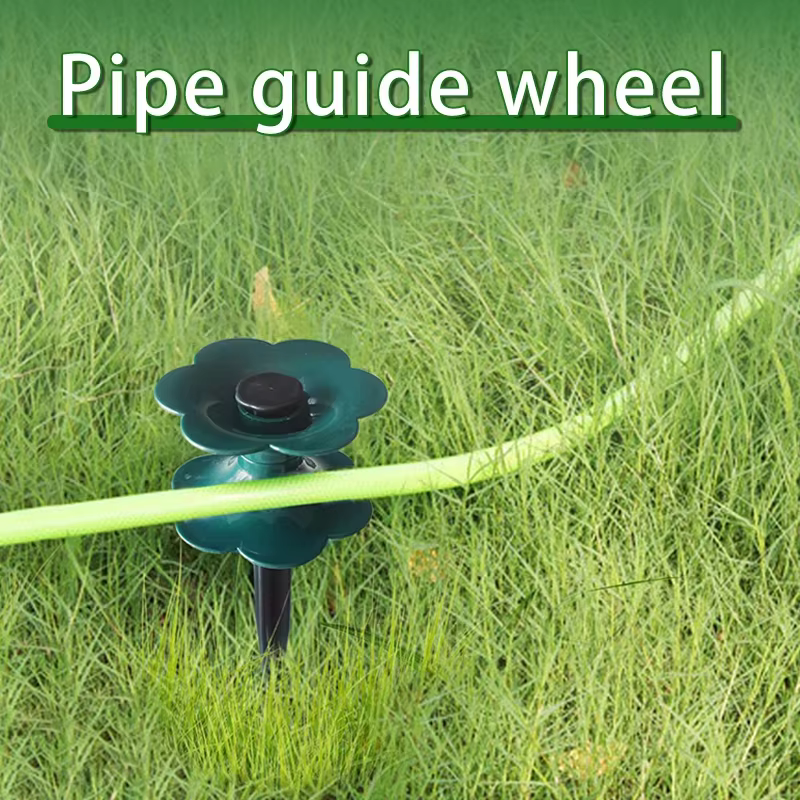 Roue d'enroulement de tuyau d'eau, roue de guidage de Protection directionnelle pour système d'irrigation, arrosage de jardin et de pelouse