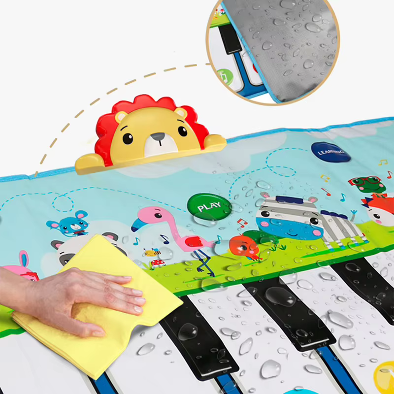 Tapis Musical pour enfants, pour bébés et tout-petits, clavier de Fitness, tapis de Piano, Instrument de jeu de musique, jouets éducatifs Montessori, cadeau pour fille et garçon