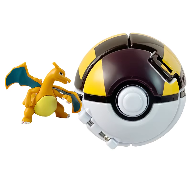 Figurines Pokémon, figurines d'action anime, Pikachu, Charizard, Mewtwo, Bulbasaur, Mew, collection Pokeball, ensemble de jouets monstres