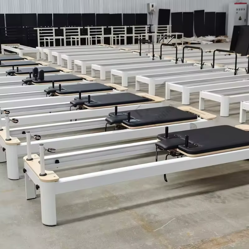 Fitness alliage d'aluminium Pilates réformateur Machine commerciale