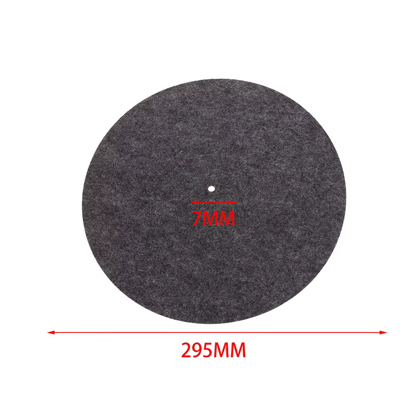 Pour LP vinyle disque Audio remplacement bricolage accessoires Audiophile épais platine tapis 1PC tapis antidérapant feutre platine plateau tapis