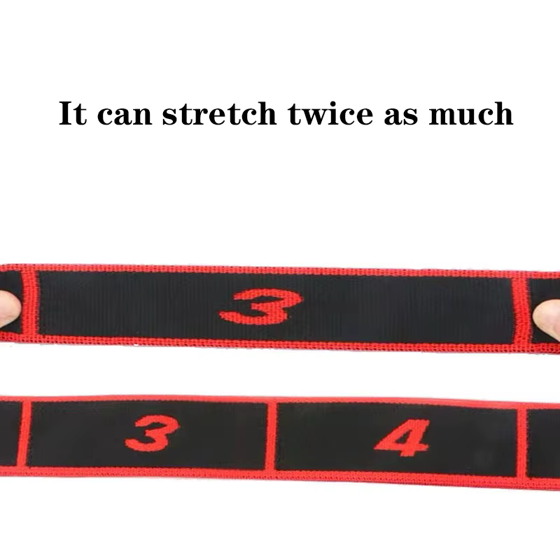Yoga tirer sangle ceinture Polyester Latex élastique danse latine étirement bande boucle