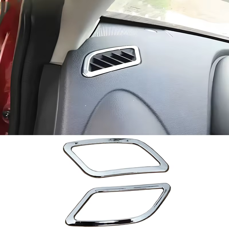 Couvercle chromé ABS pour sortie de climatiseur, accessoires de voiture pour Nissan Qashqai 2006 2007 2008 2009 2010 2011 J10