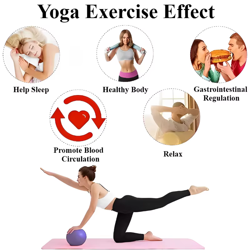 Yoga Pilates balle antidéflagrante exercice gymnastique Fitness équilibre gymnase noyau entraînement en salle Mini balles petite thérapie améliore