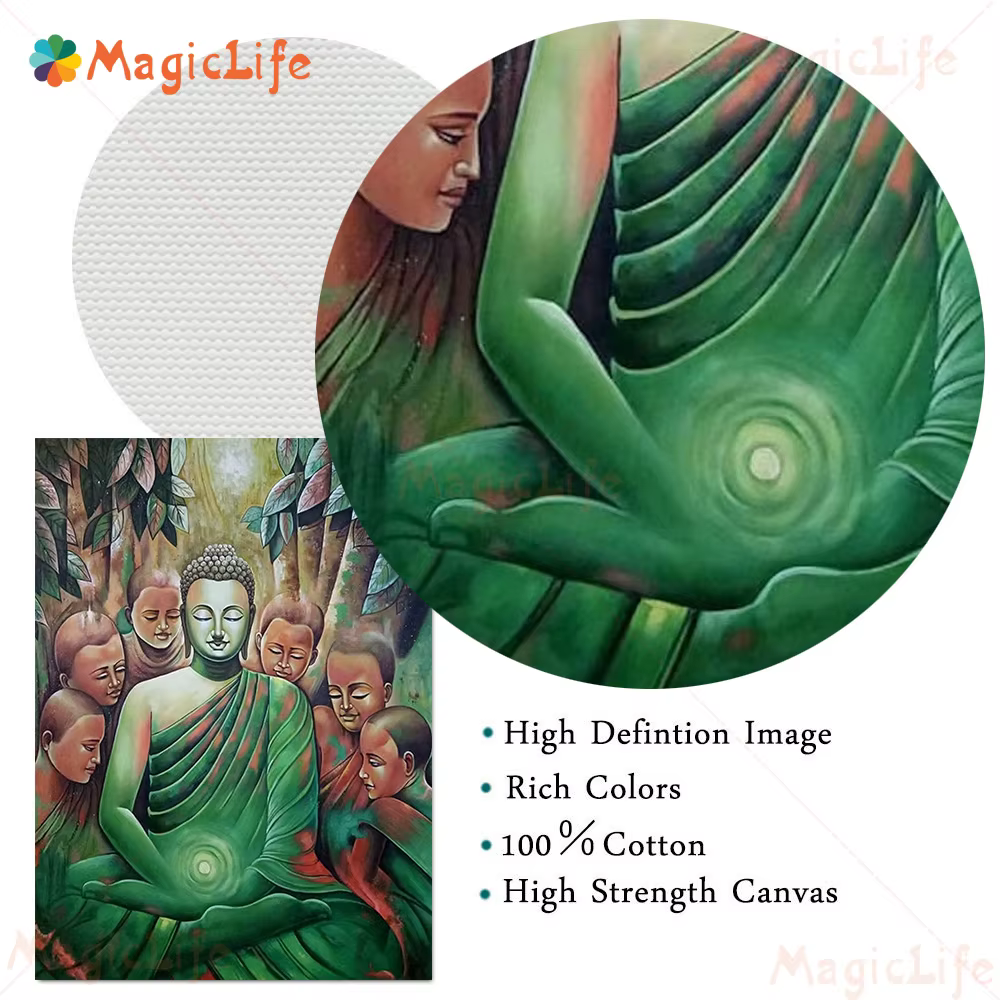 Affiches murales de bouddha en méditation