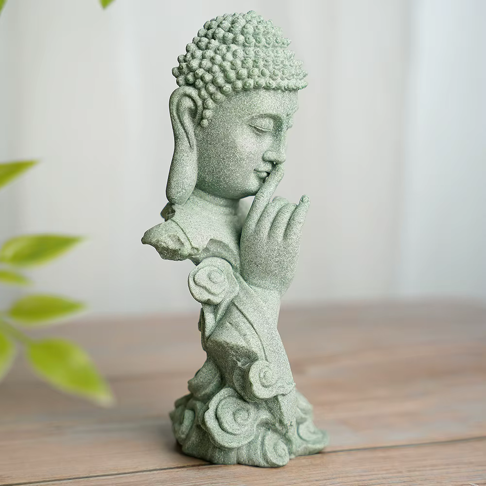 Statue de bouddha pour la méditation domestique