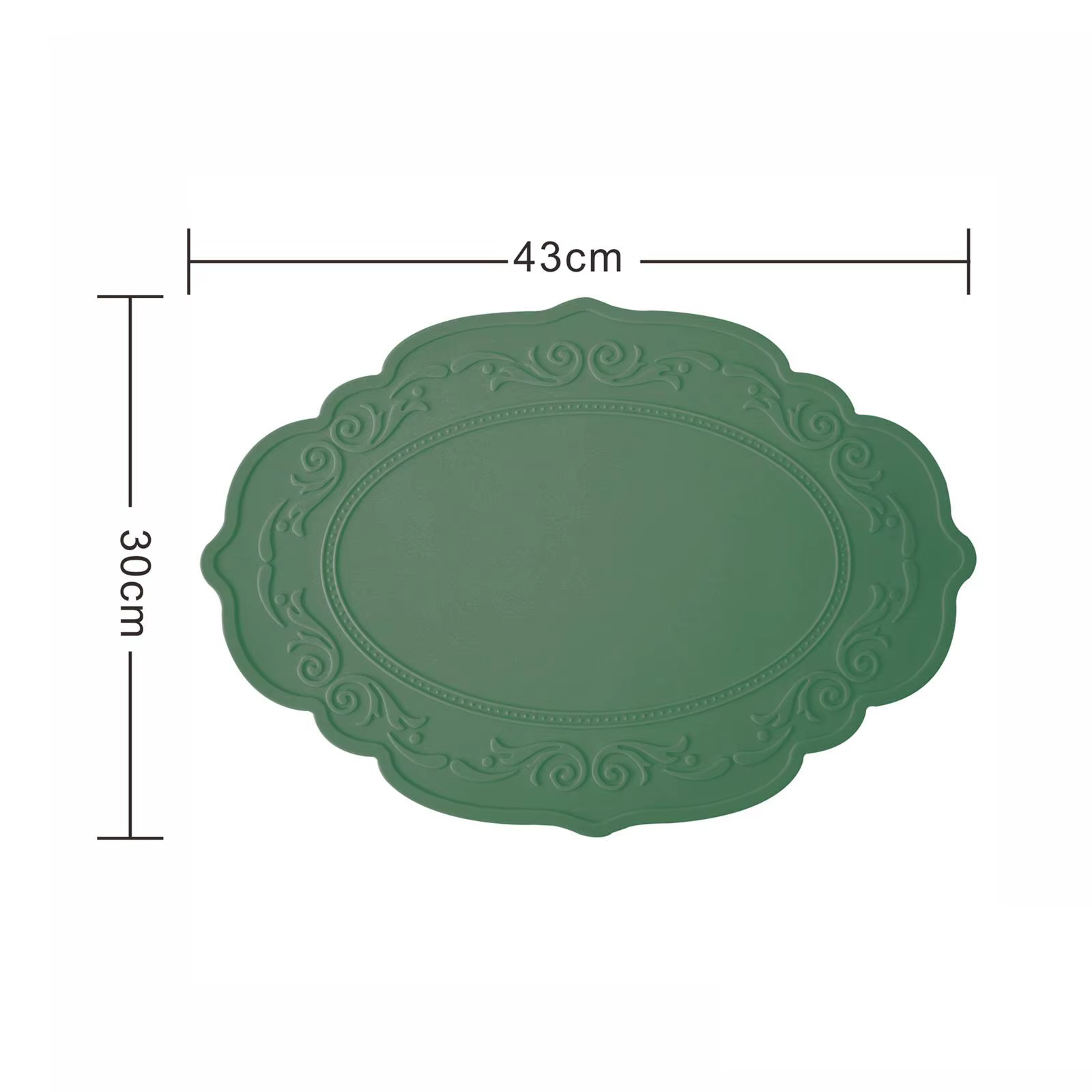 Tapis de Table, napperon en Silicone, tapis décoratif lavable, tapis antidérapant pour fête de ferme