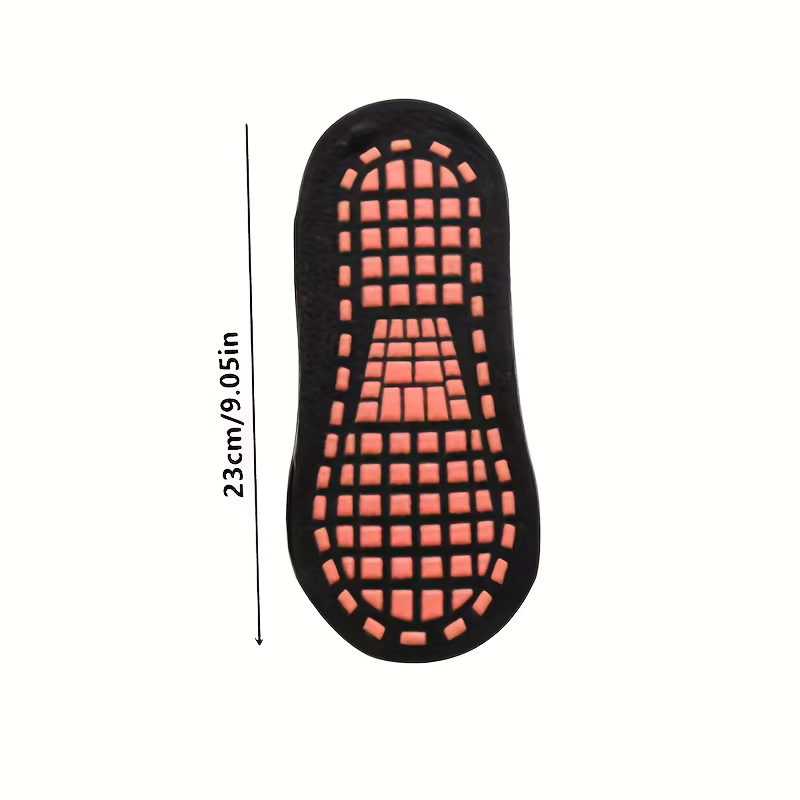 1 paire de chaussettes de Yoga Pilates antidérapantes