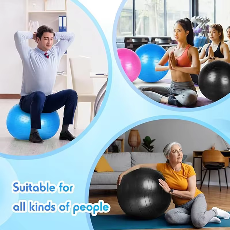 Grande balle de yoga gonflable