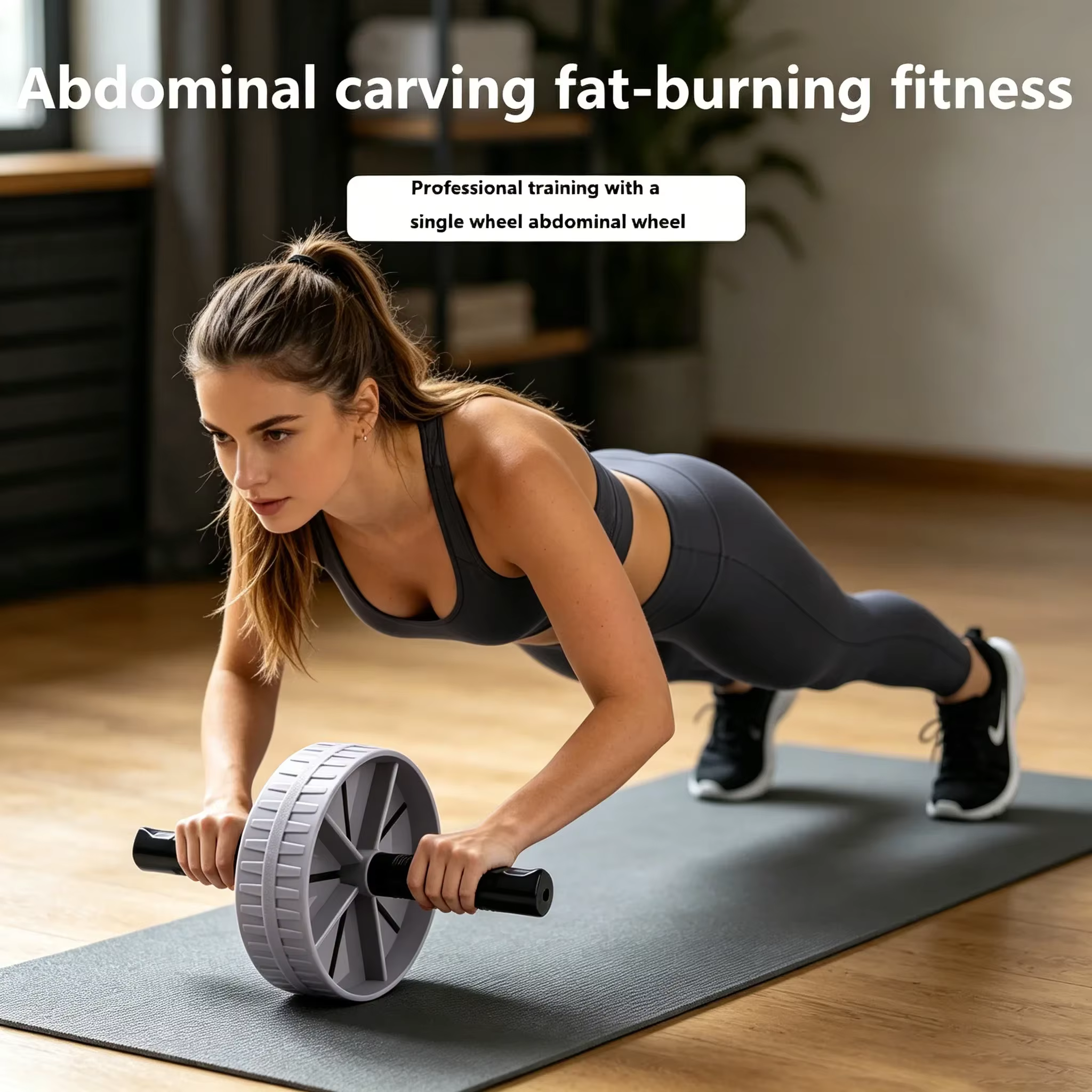 Roue abdominale JFL01 pour exercices abdominaux et entraînement musculaire
