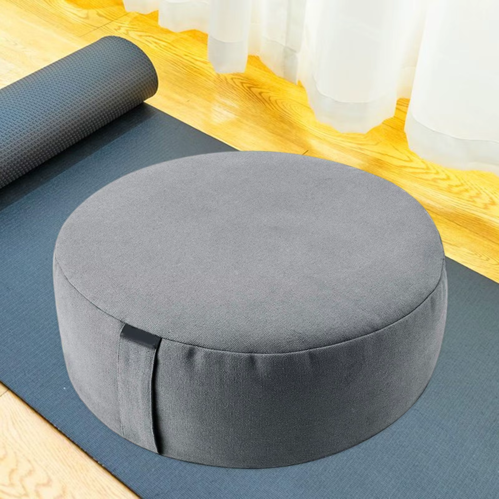 Coussin de méditation rond